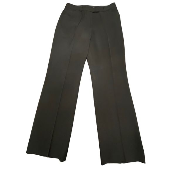 Anne Klein Women Black Dress Pants  Size 6 Professional Business Wide Leg Career - Picture 1 of 9